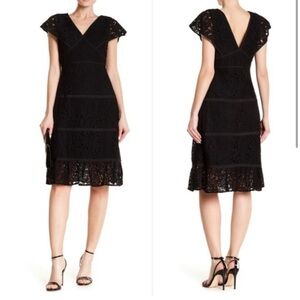 Elegant Black Lace Dress